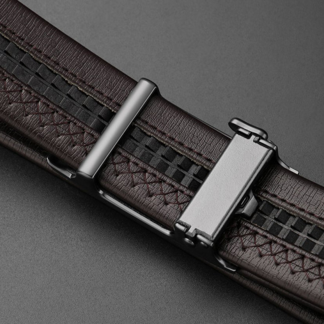 Cartelo Brown Leather Ratchet Belt MTD10911